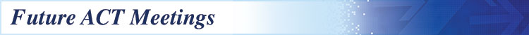 Futrure ACT Meetings