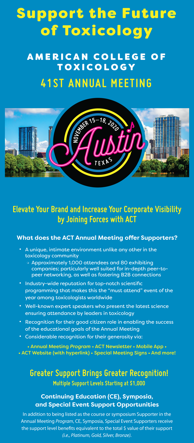 ACT 22020 Sponsorship Ad