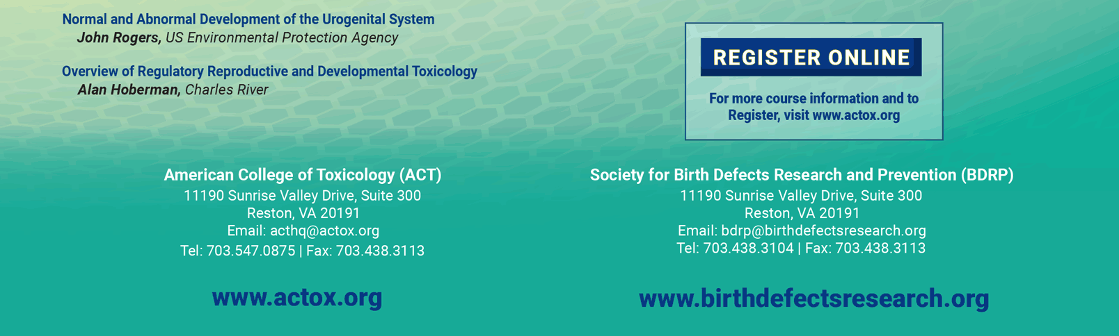 ACT PRDT 2021 Registration