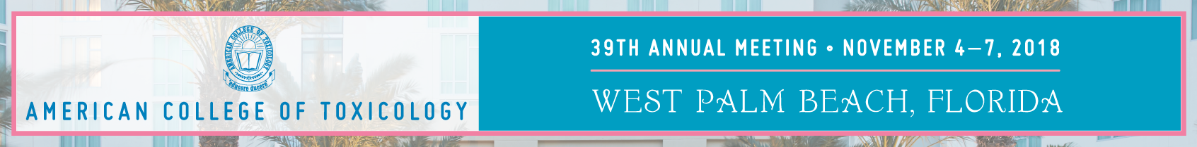ACT 39th Annual Meeting - November 4-7, 2018 - West Palm Beach, Florida
